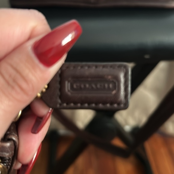 Vintage Coach Rambler brown Leather Legacy Shoulder Crossbody Bag 9061 - Picture 6 of 7